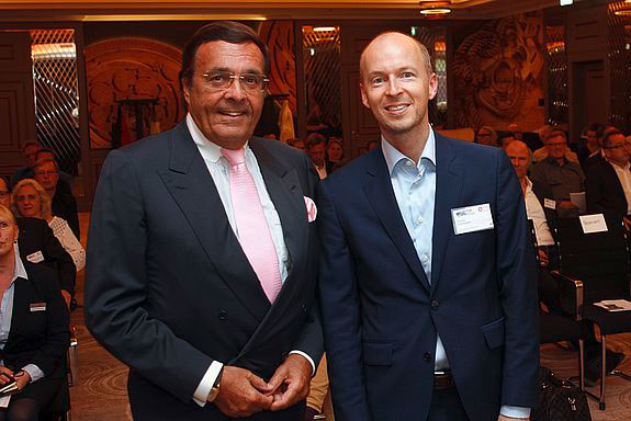 Mario Ohoven und Tim Göbel, Geschäftsführender Vorstand der Schöpflin Stiftung