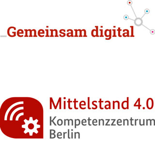 Logos _Gemeinsam digital und Mittelstand 4.0 Kompetenzzentrum Berlin
