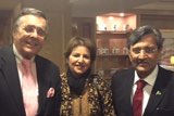 Spitzen Treffen zwischen Mario Ohoven und dem pakistanischen Handelsminister Pervaiz Malik