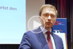 FDP-Chef Christian Lindner spricht auf der BVMW-Bundestagung in Königswinter