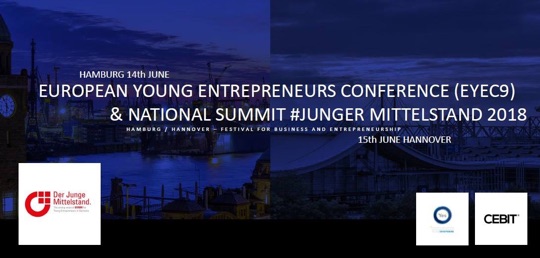 Erster National Summit des Jungen Mittelstands am Freitag, den 15. Juni 2018, in Hannover.