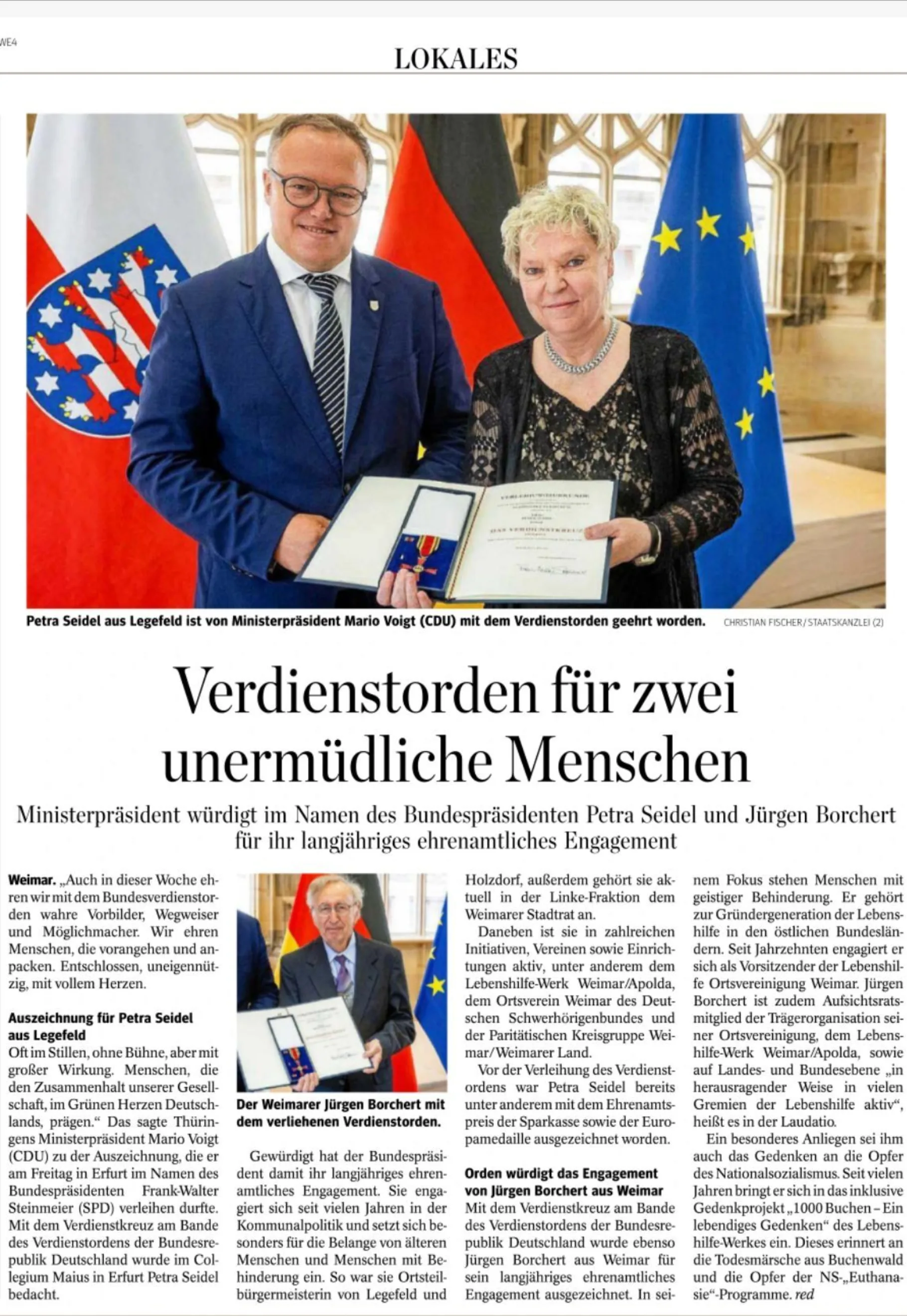 Ehrung Petra Seidel 2025