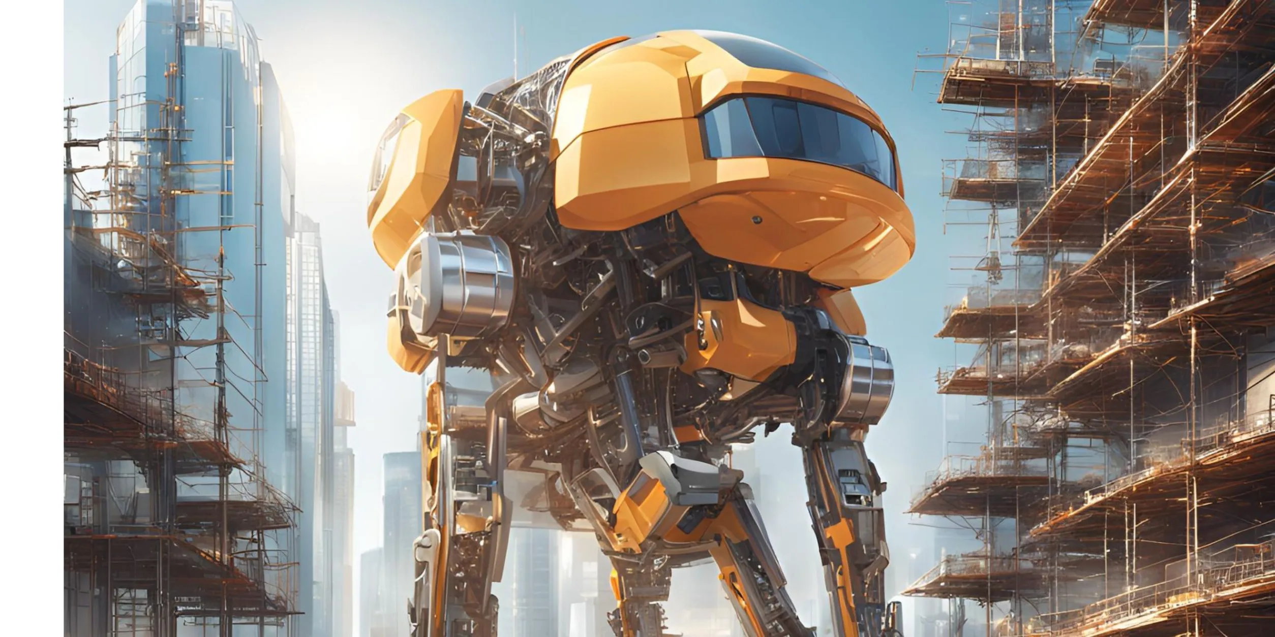 Roboter in Baustelle