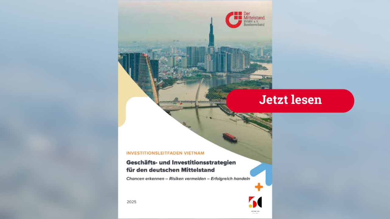 Neues Investitionshandbuch Vietnam – Jetzt verfügbar