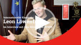 Kunststar Leon Löwentraut spricht über seine Arbeit.