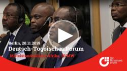 Event über die Investitionsmöglichkeiten für deutsche Mittelständler im Togo.