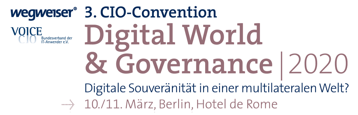 3. CIO-Convention Digital World & Governance