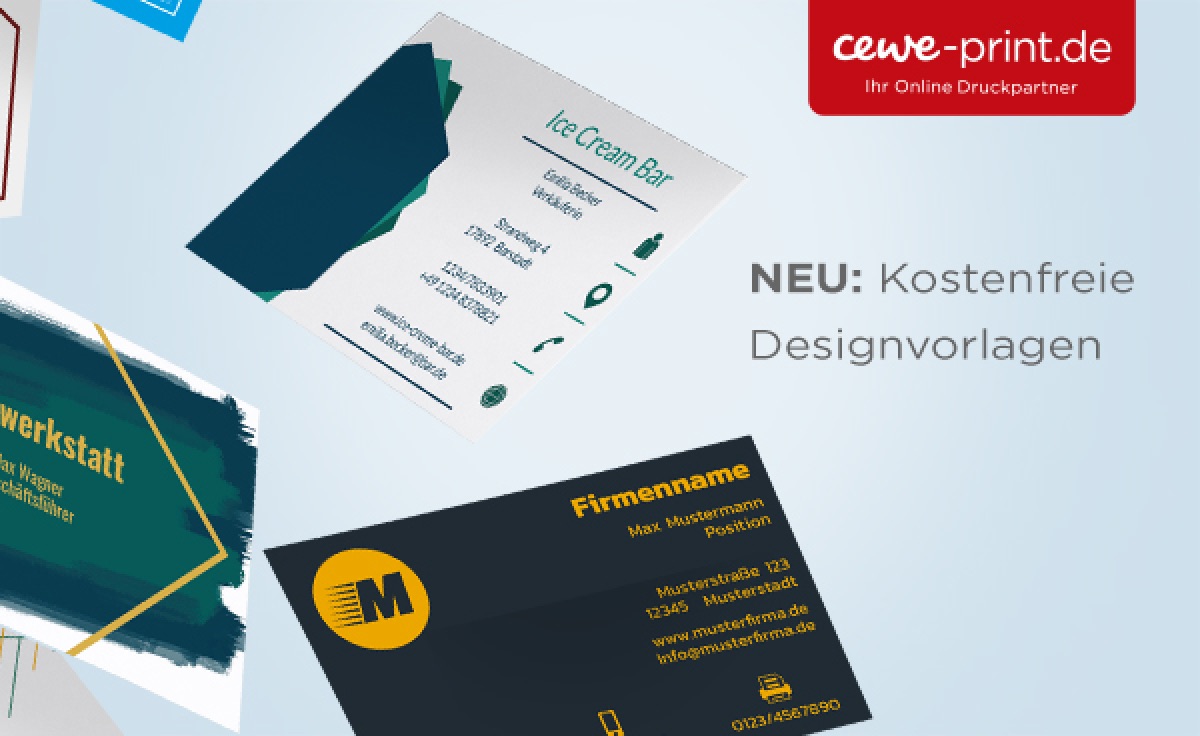 Visitenkarten schnell und unkompliziert gestalten.