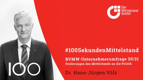 BVMW-Chefvolkswirt Dr. Hans-Jürgen Völz spricht über die BVMW-Unternehmerumfrage 20/21.