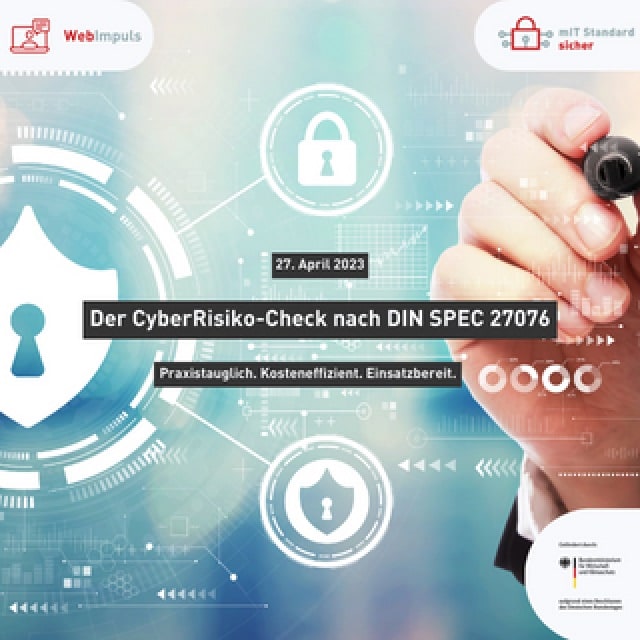 Webimpuls: Der CyberRisiko-Check nach DIN SPEC 27076