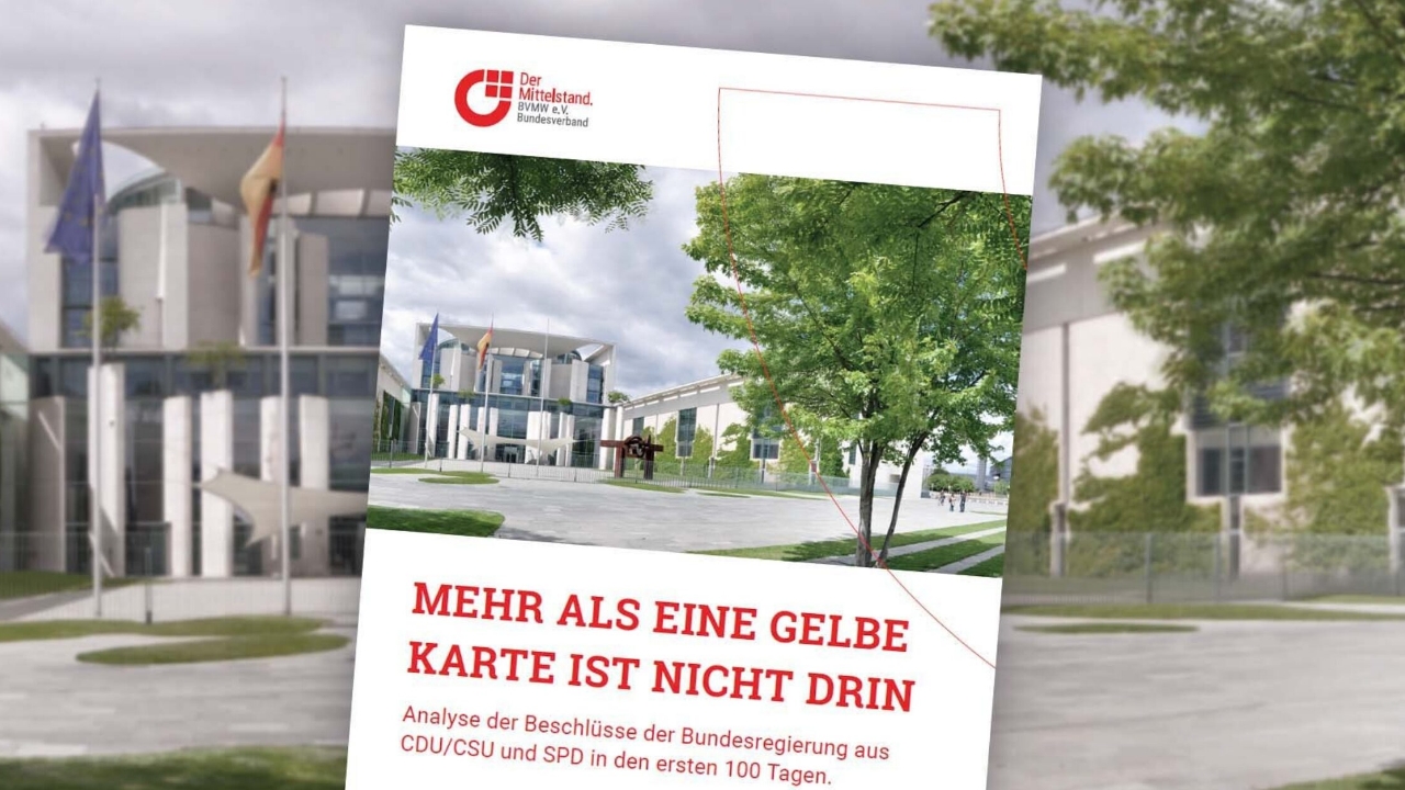 Gelbe Karte für 100 Tage Bundesregierung