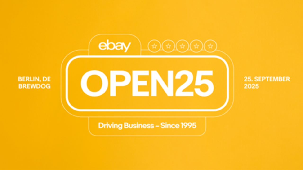 30 Jahre eBay – Seid auf der eBay OPEN 2025 live dabei.