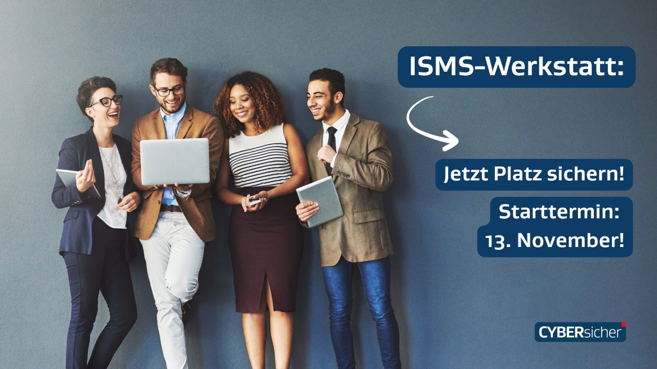 Erfolgreich durch Informationssicherheit: Am 13.11. mit der ISMS-Werkstatt durchstarten
