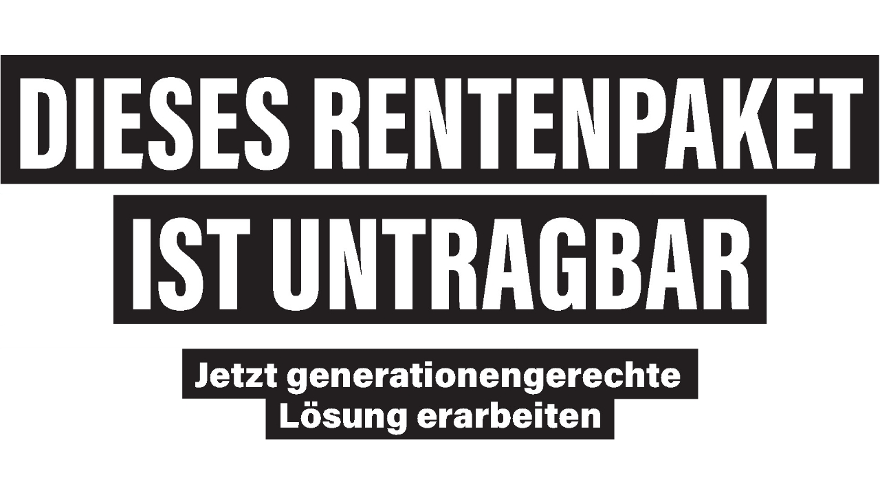 Offener Brief zum Rentenpaket