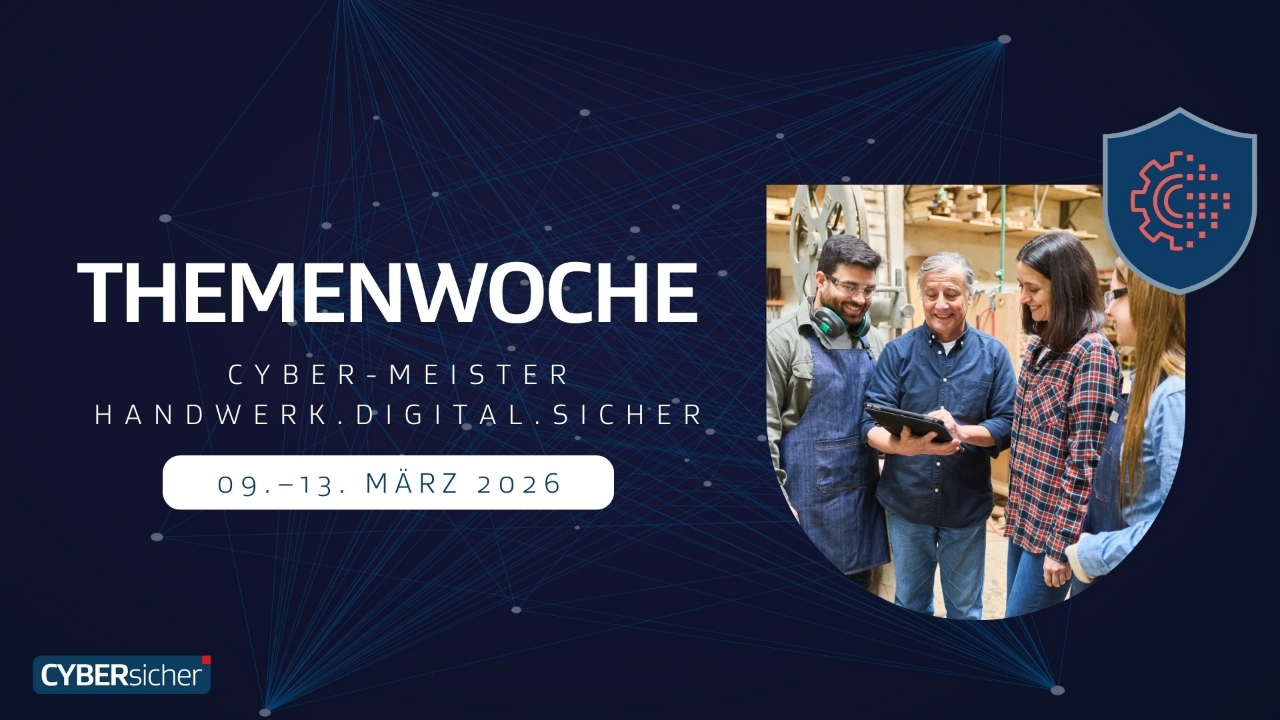 Webimpulse Cyber-Meister: Kostenfreie Themenwoche zu Cybersicherheit im Handwerk