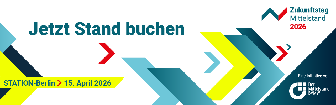 Zukunftstag Mittelstand 2026 – Jetzt Stand buchen