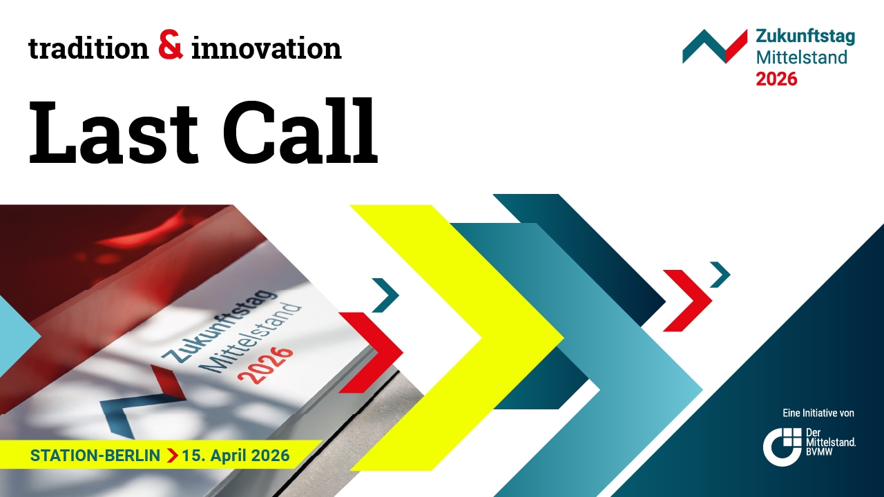 Last Call für den Zukunftstag Mittelstand 2026