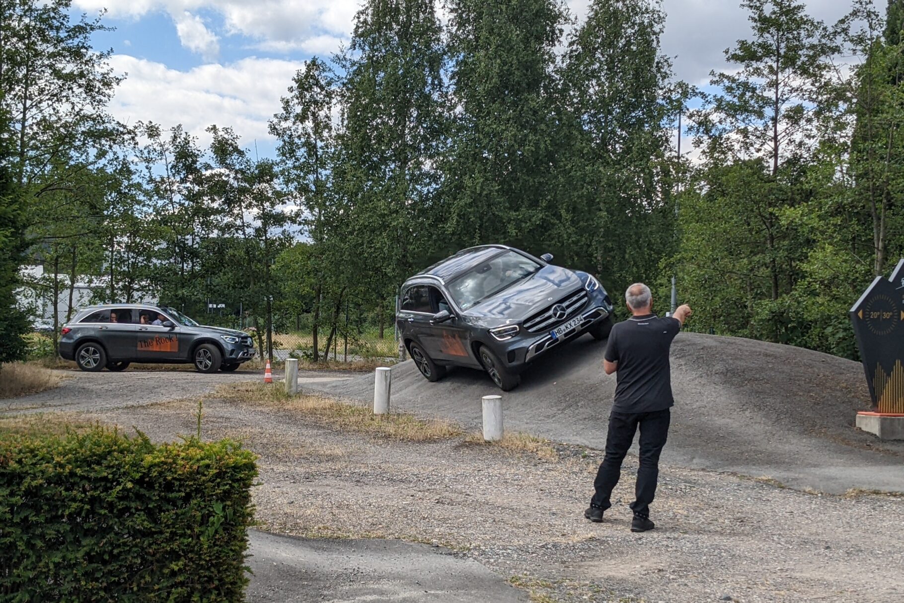 Gefährliche Schräglage