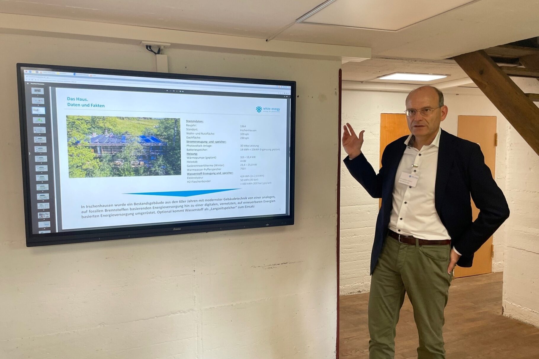 Foto: Wasserstoffhaus, Dr. Andreas Seebach, white energy; W. Thanner