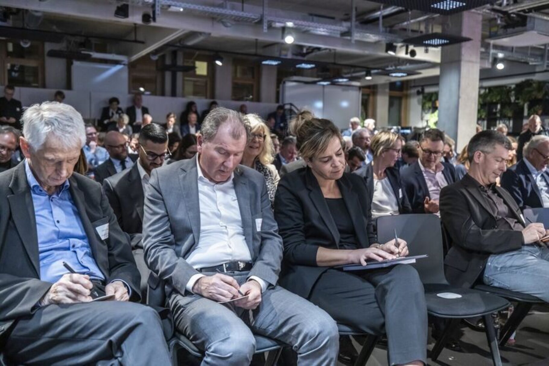 Mona Neubaur , Ekkehart Gerlach und Reinhard Hohenstein