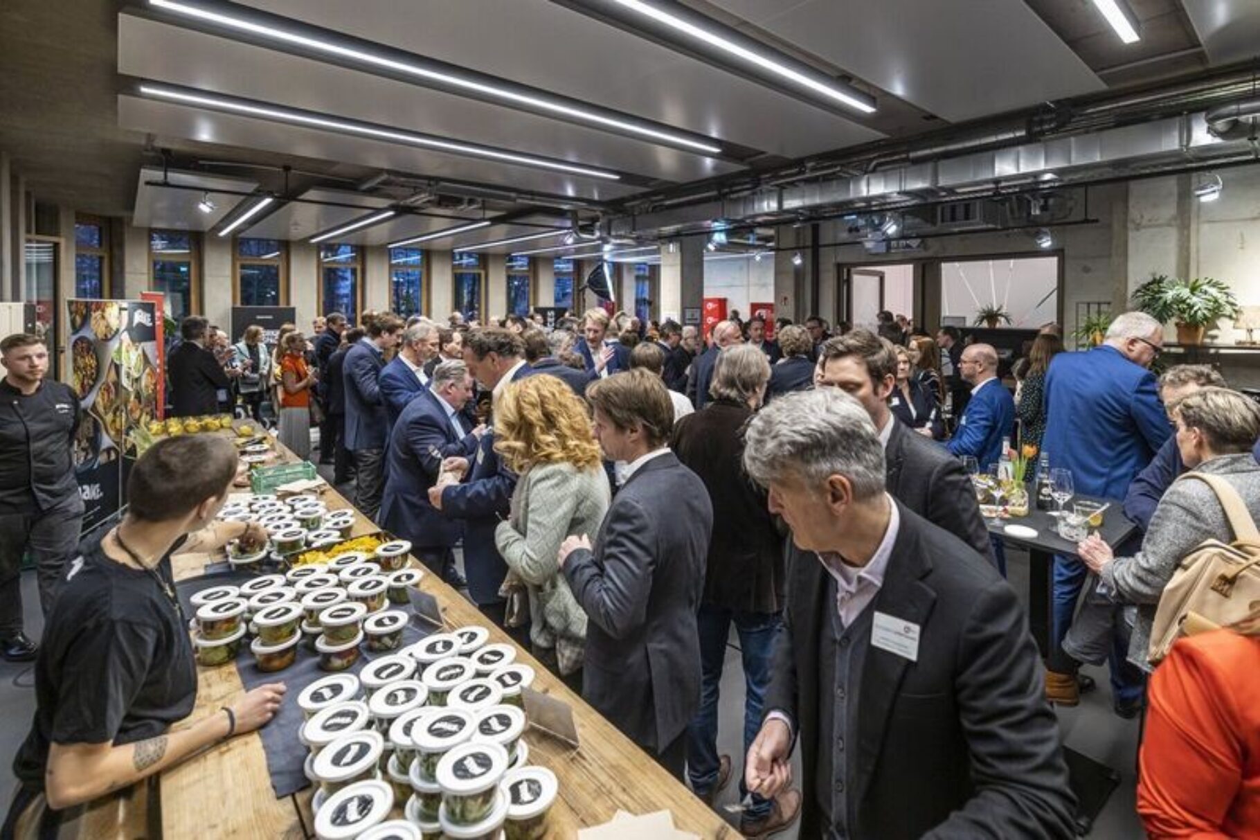 Publikum und Catering