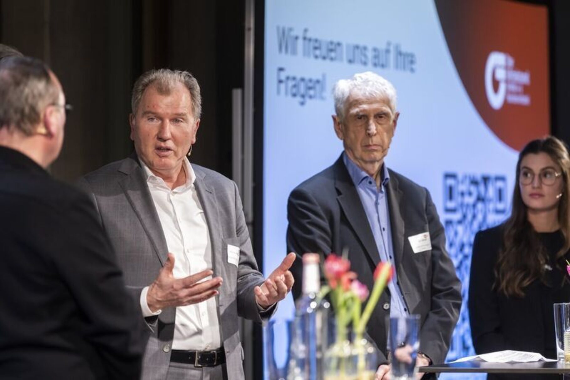Podiumsdiskussion mit Karl-Heinz Land, Reinhard Hohenstein, Ekkehard Gerlach und Nadine Hillebrand