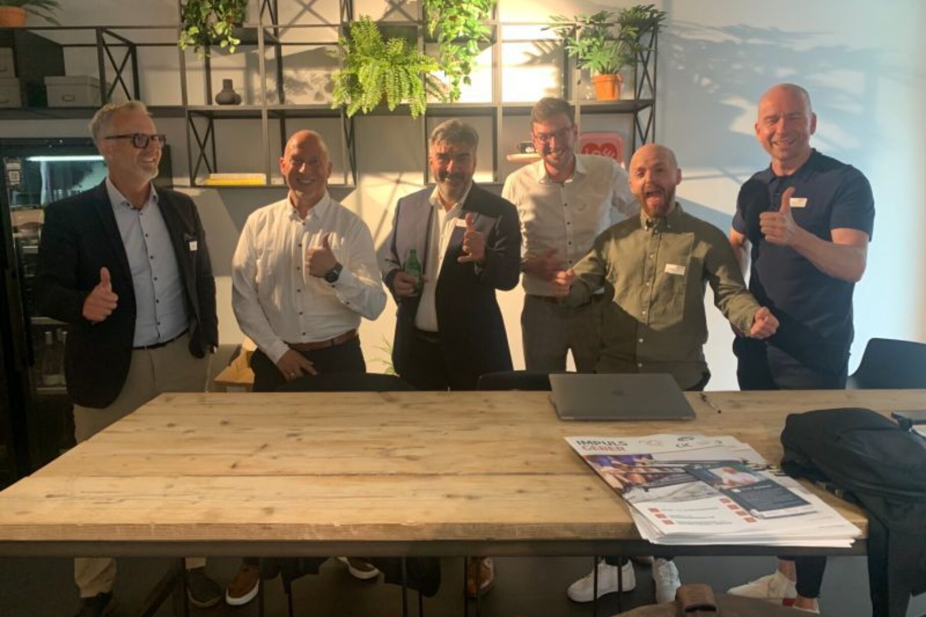 v.l. Peter Schönberger, Ralf Janssen, Oliver Mathée, Pascal Jakoby, Benjamin Schwarz und Marc Linzenich