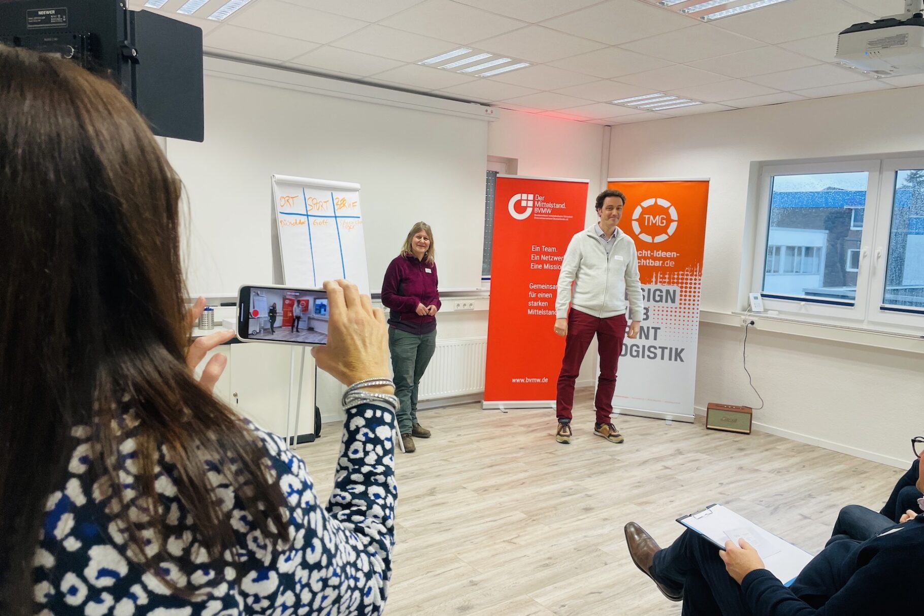 Fotos des BVMW Training mit Delia Dittrich