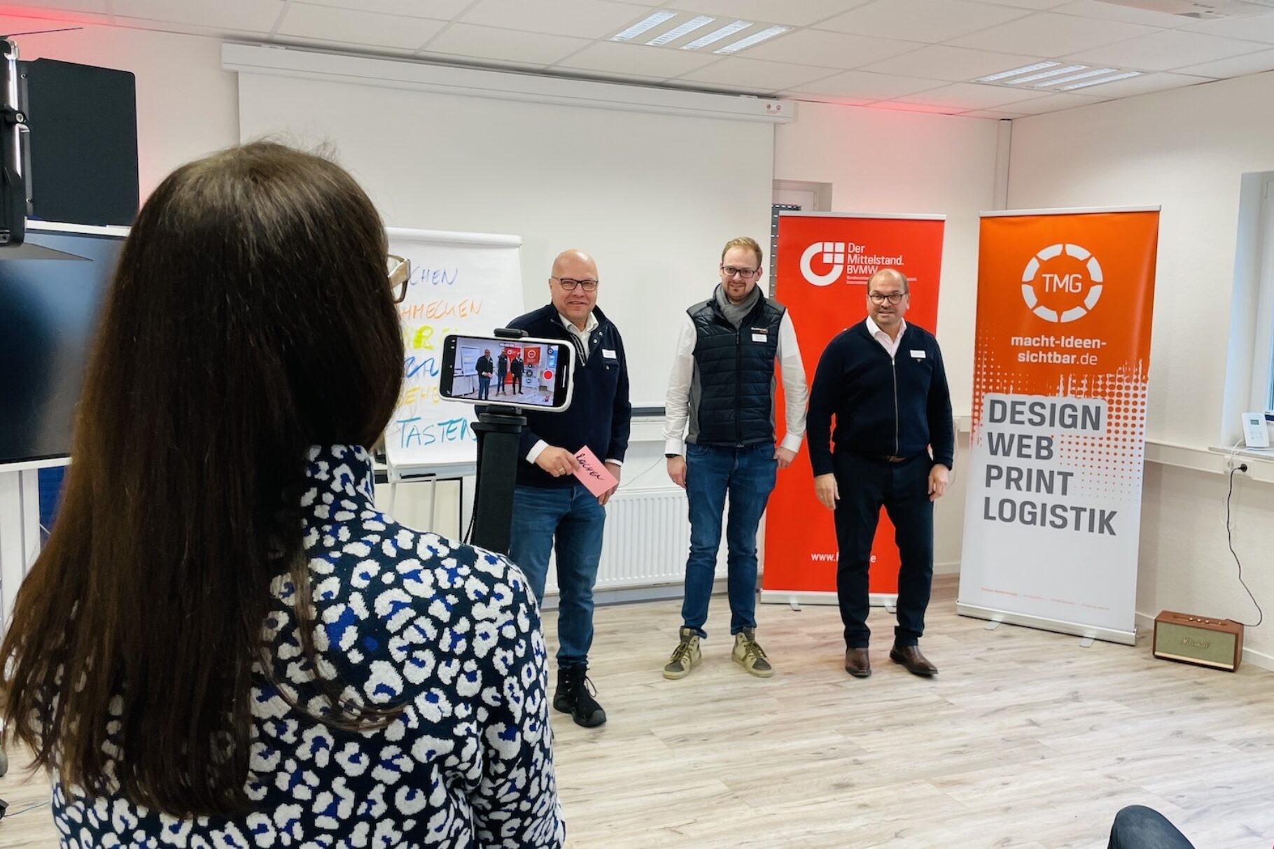 Fotos des BVMW Training mit Delia Dittrich
