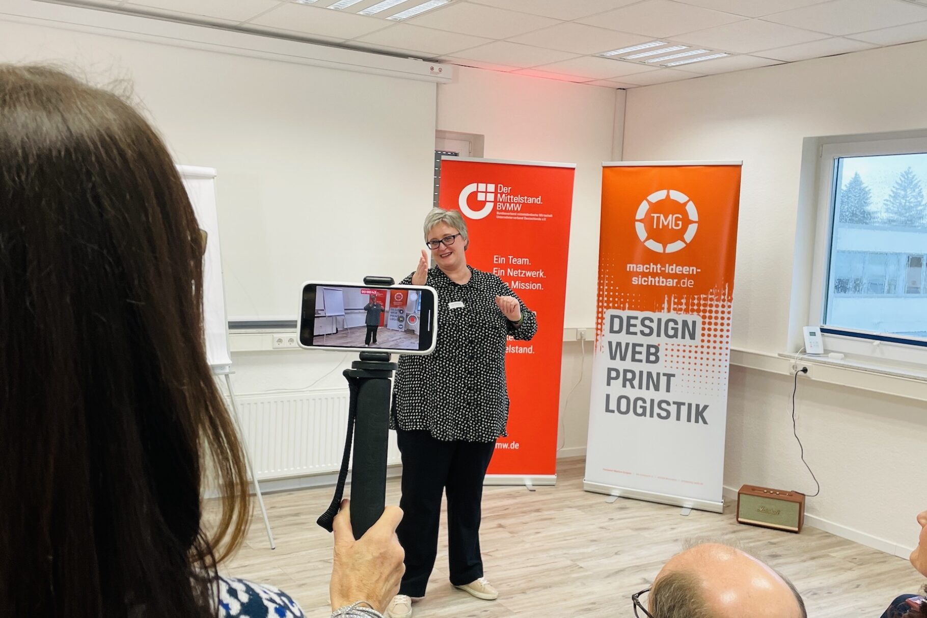 Fotos des BVMW Training mit Delia Dittrich