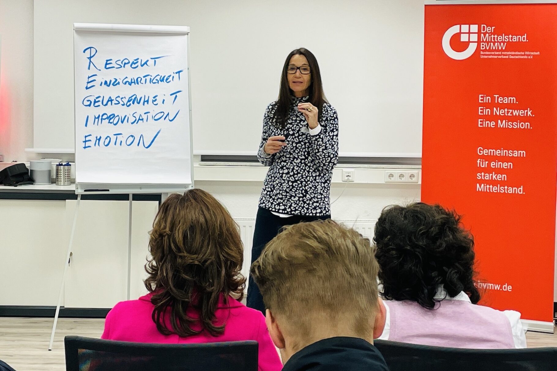 Fotos des BVMW Training mit Delia Dittrich