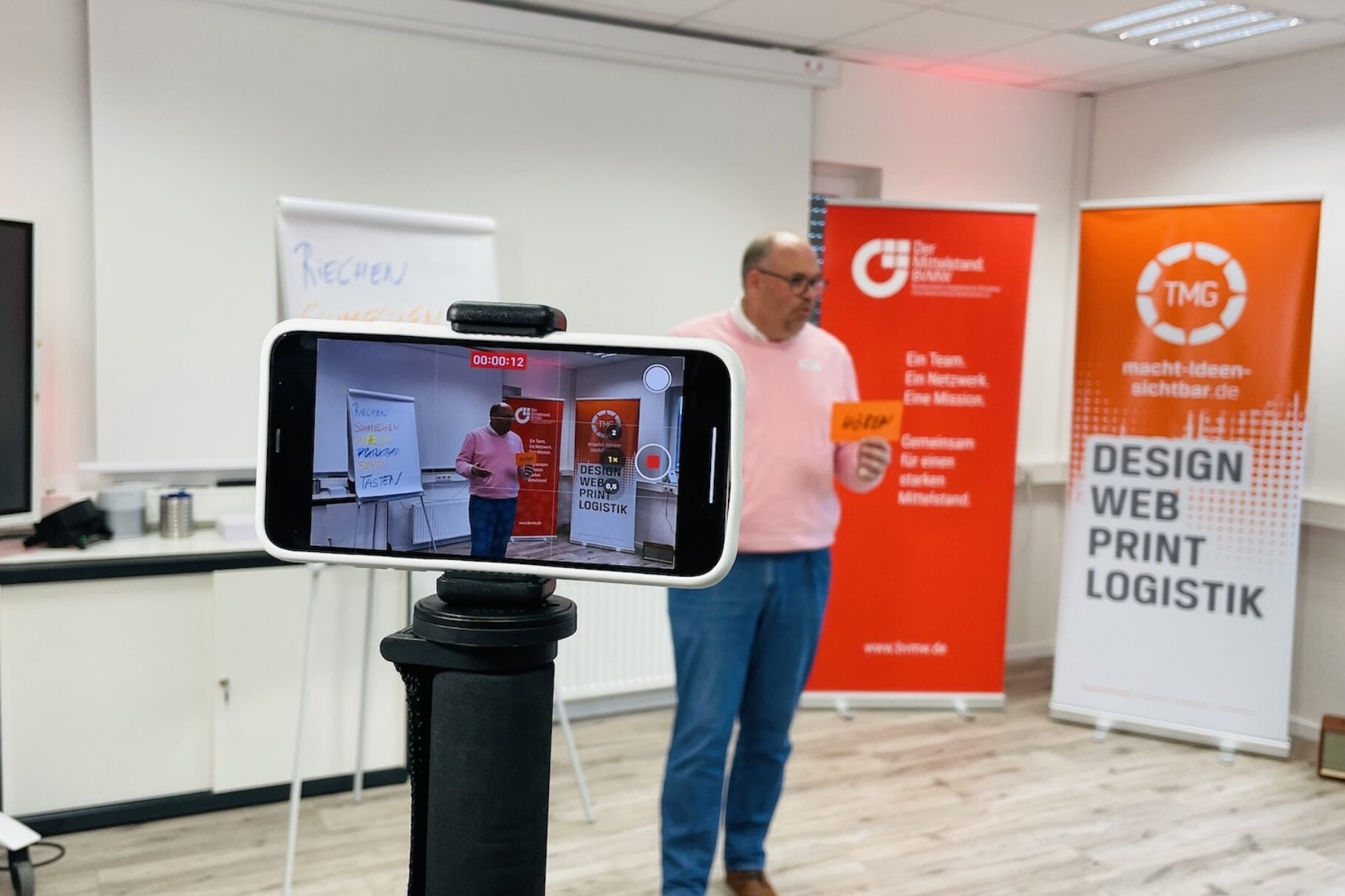 Fotos des BVMW Training mit Delia Dittrich
