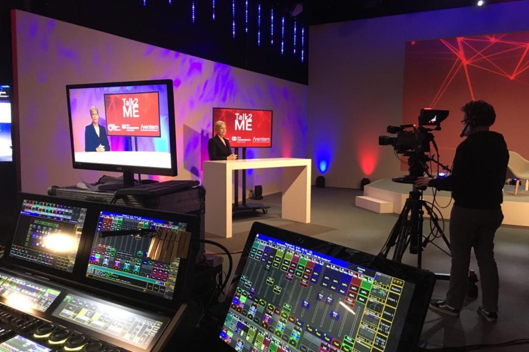 Backstage von Talk2Me