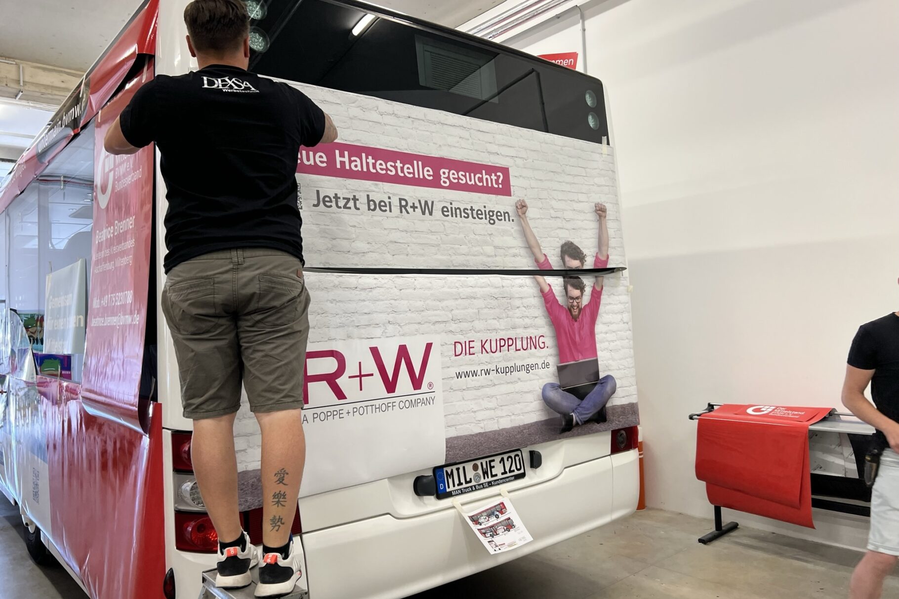 Folierung Rückseite