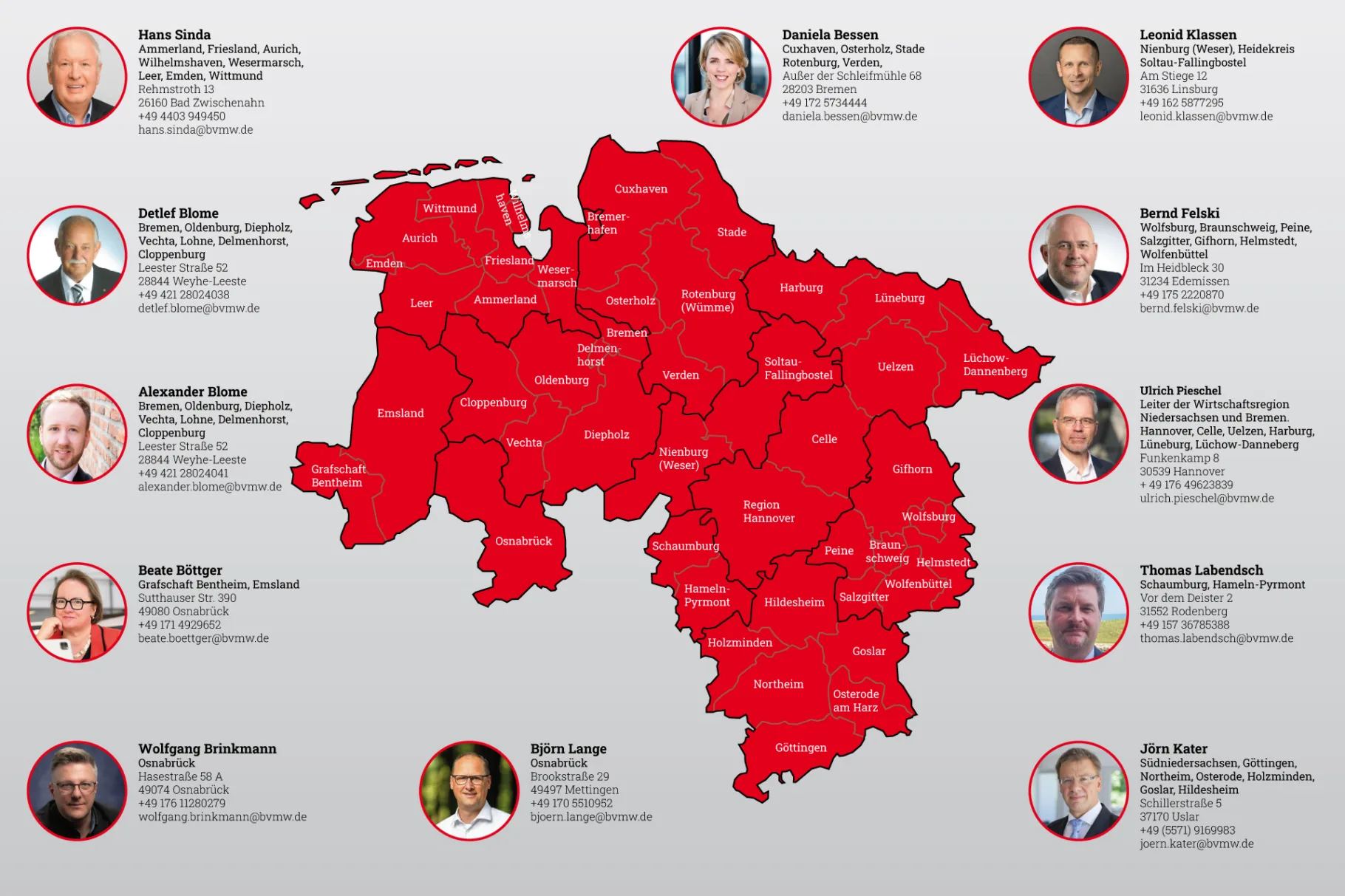 BVMW Niedersachsenkarte Online
