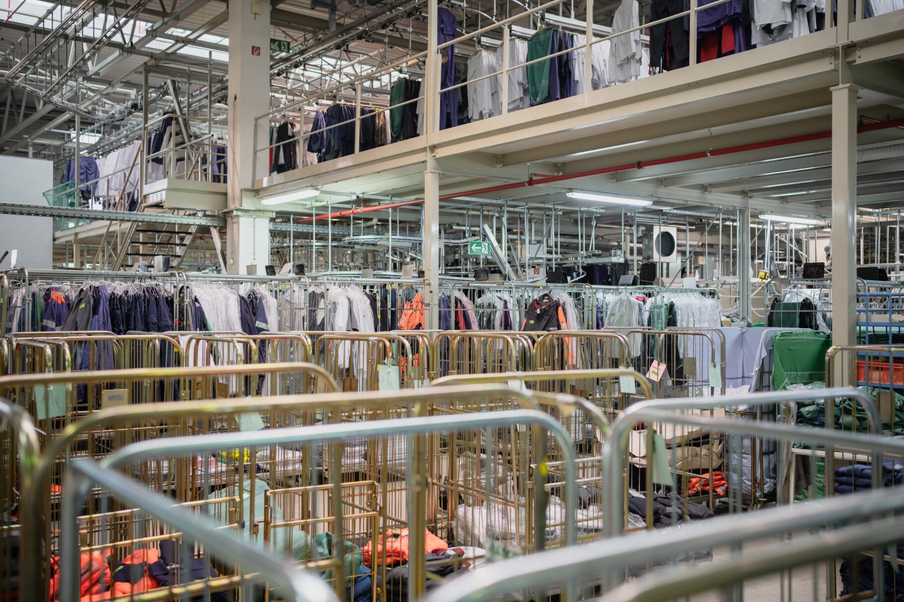 Die Produktionshallen.