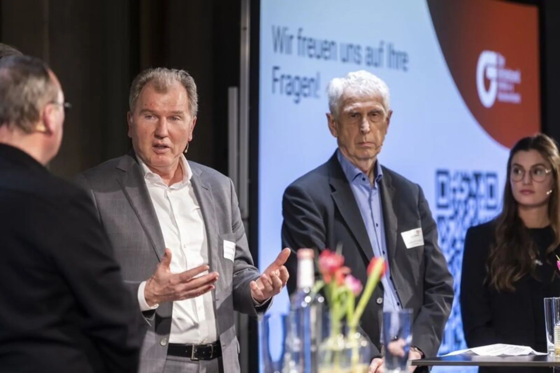 Podiumsdiskussion mit Karl-Heinz Land, Reinhard Hohenstein, Ekkehard Gerlach und Nadine Hillebrand