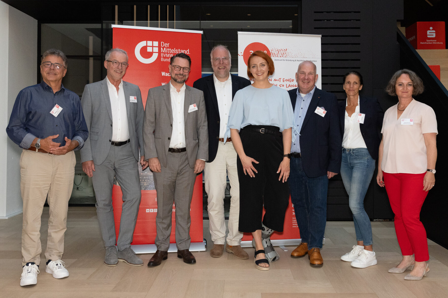 v.l.n.r.: Wolfgang Schmitt, Jürgen Wagenländer, Jochen Schönleber, Volker Lüdemann, Johanna Schirmer, Christian Göwecke, Tina Bitterer, Diana Dümmler