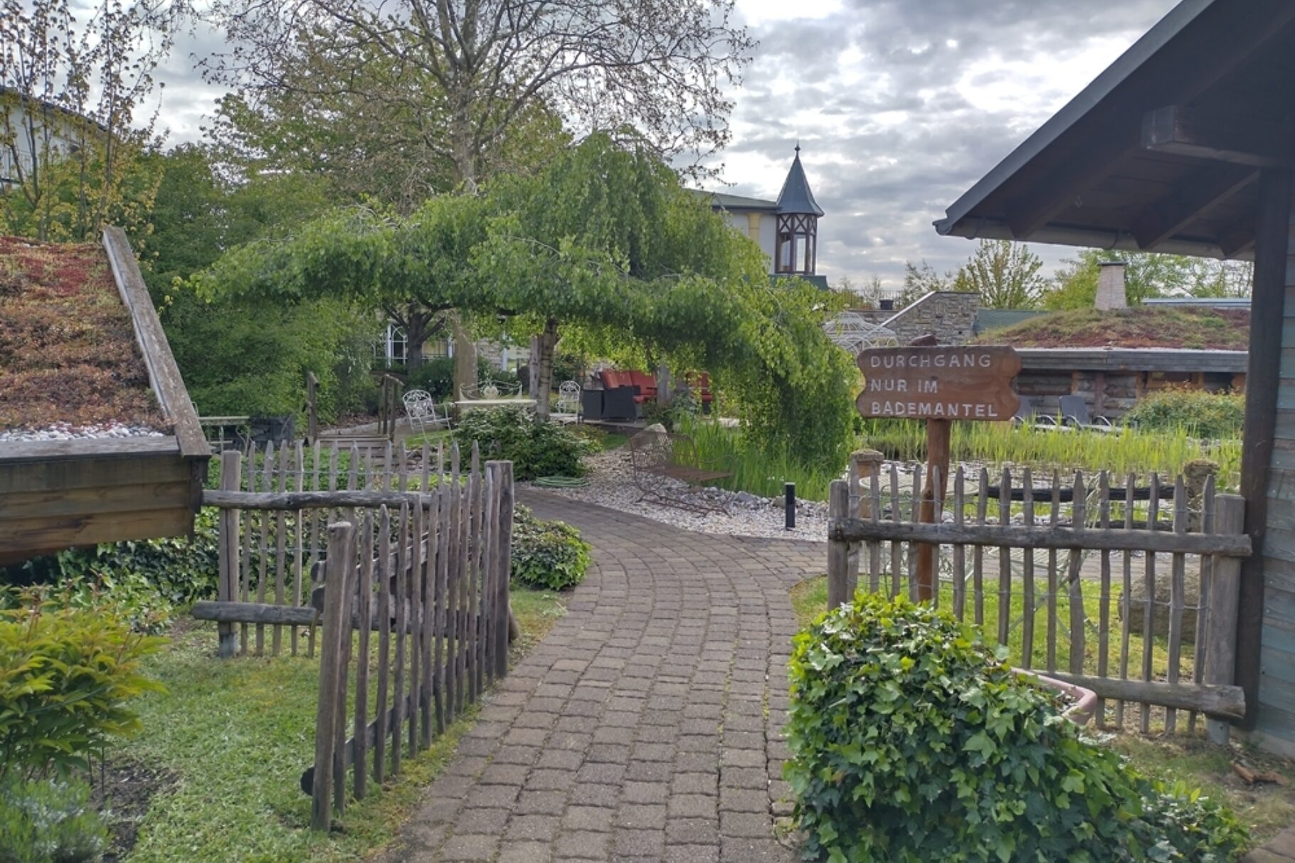 Blick auf die YRTTI Sauna