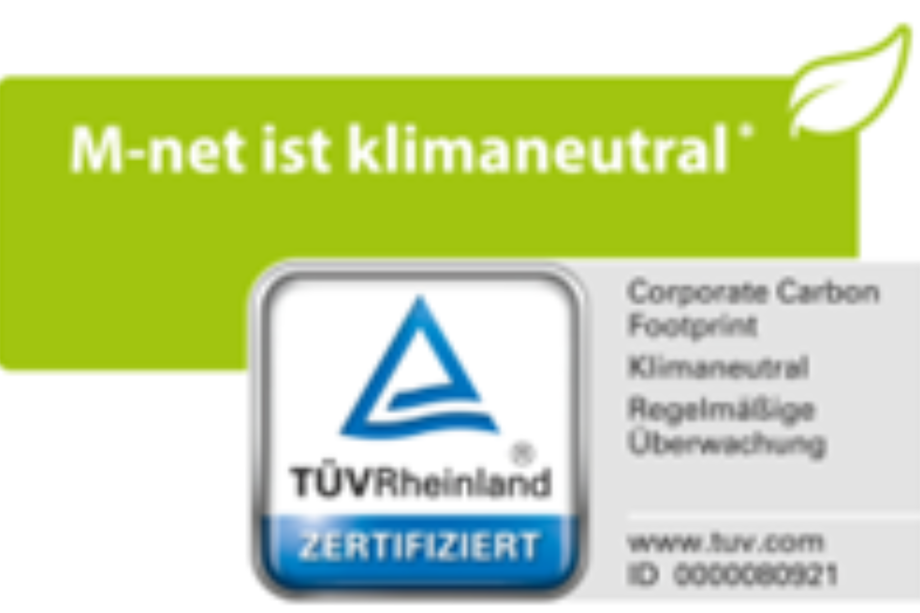 m-net Klimasiegel