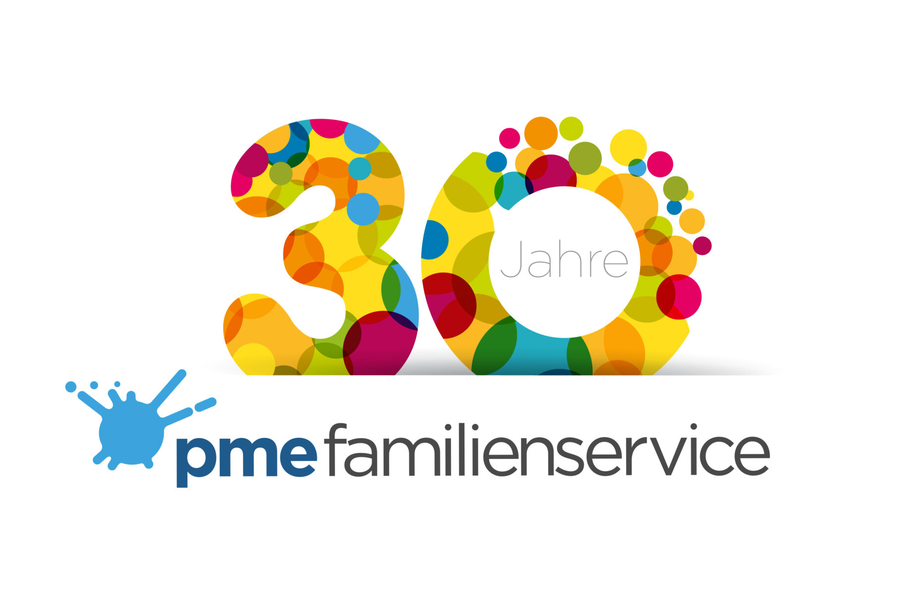 Logo 30 Jahre pme Familienservice