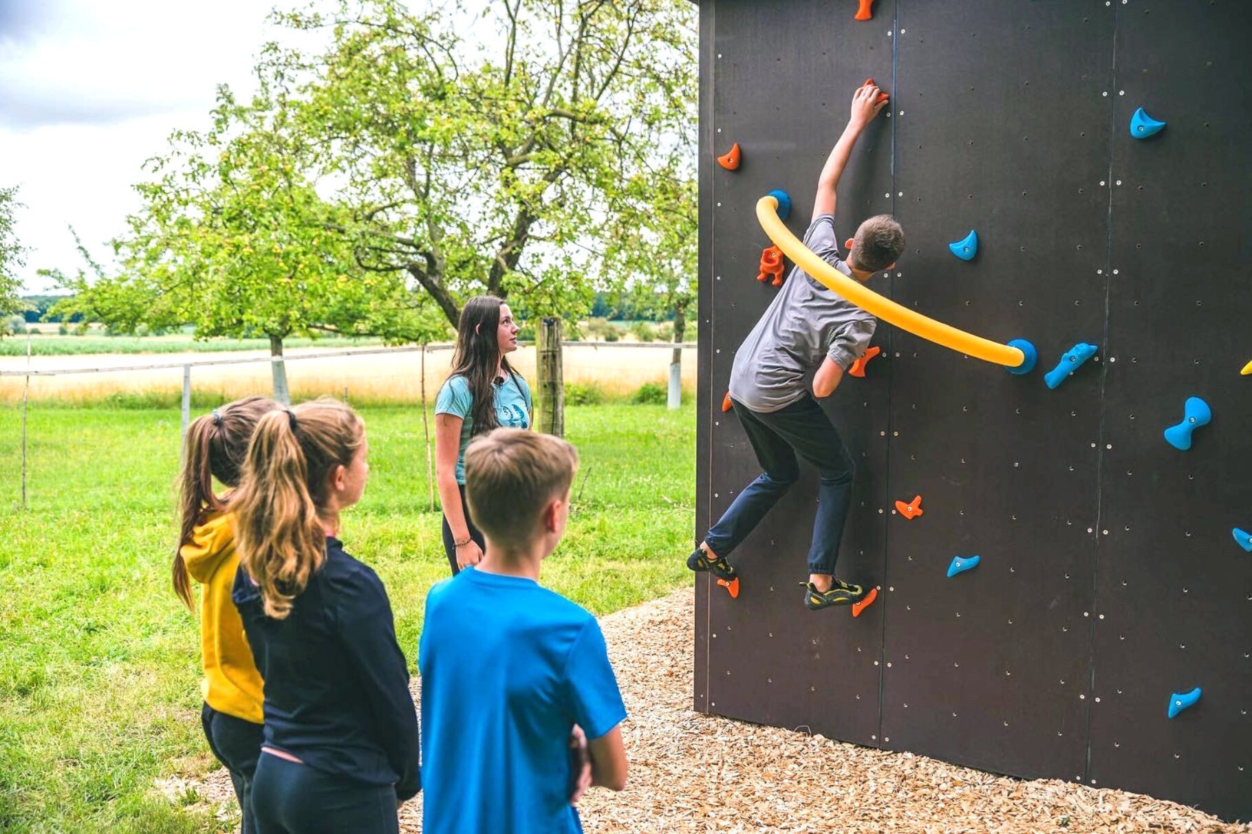 Der Boulderwürfel als Klassenzimmer von morgen