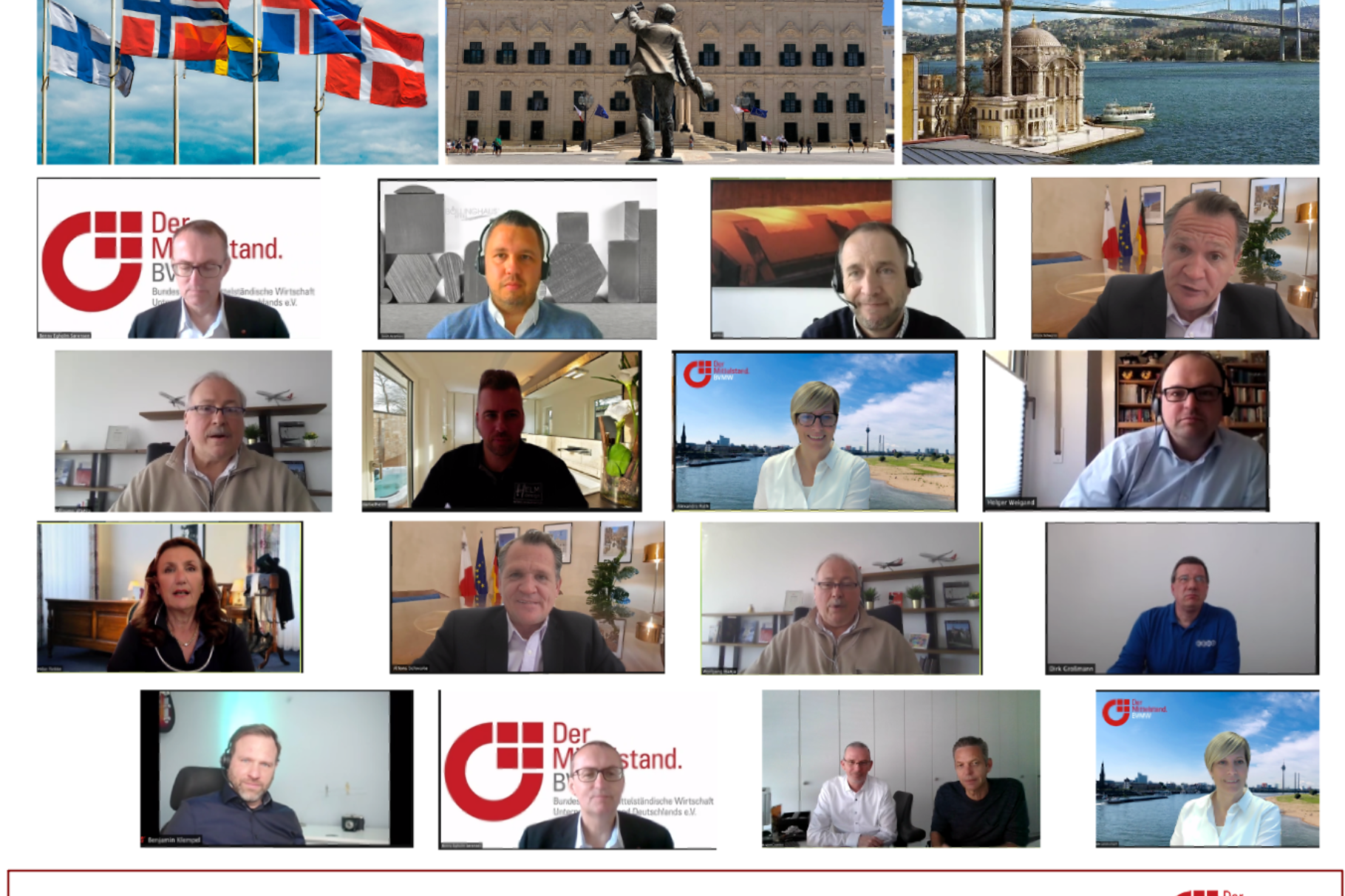 Screenshot der Veranstaltung