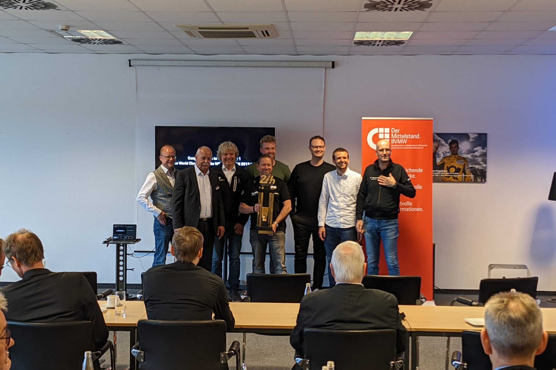 Detlef Blome mit Referenten