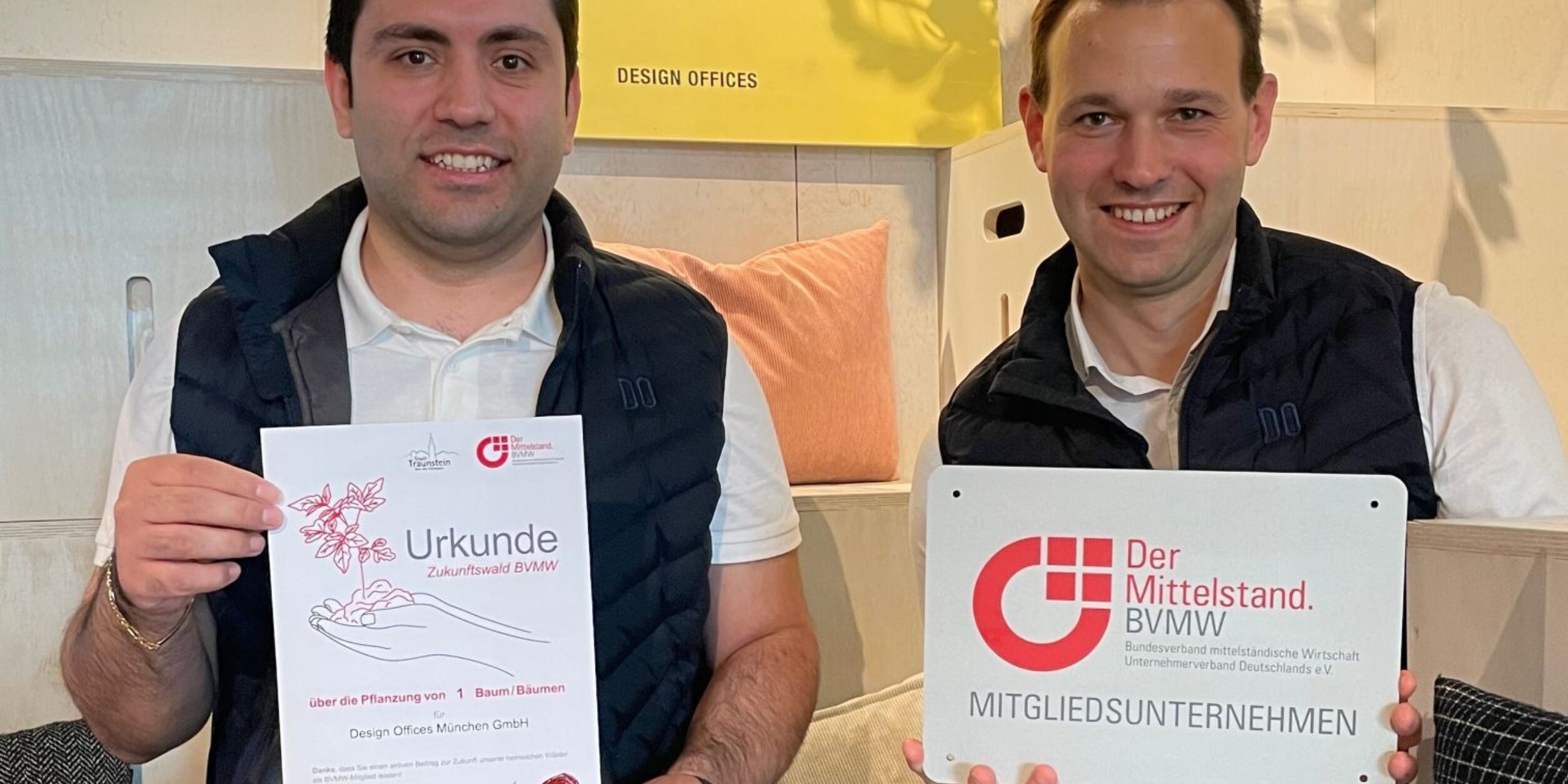 v.li nach re: Herr Saeid Zoheidi - Herr Florian Klein, Design Office München