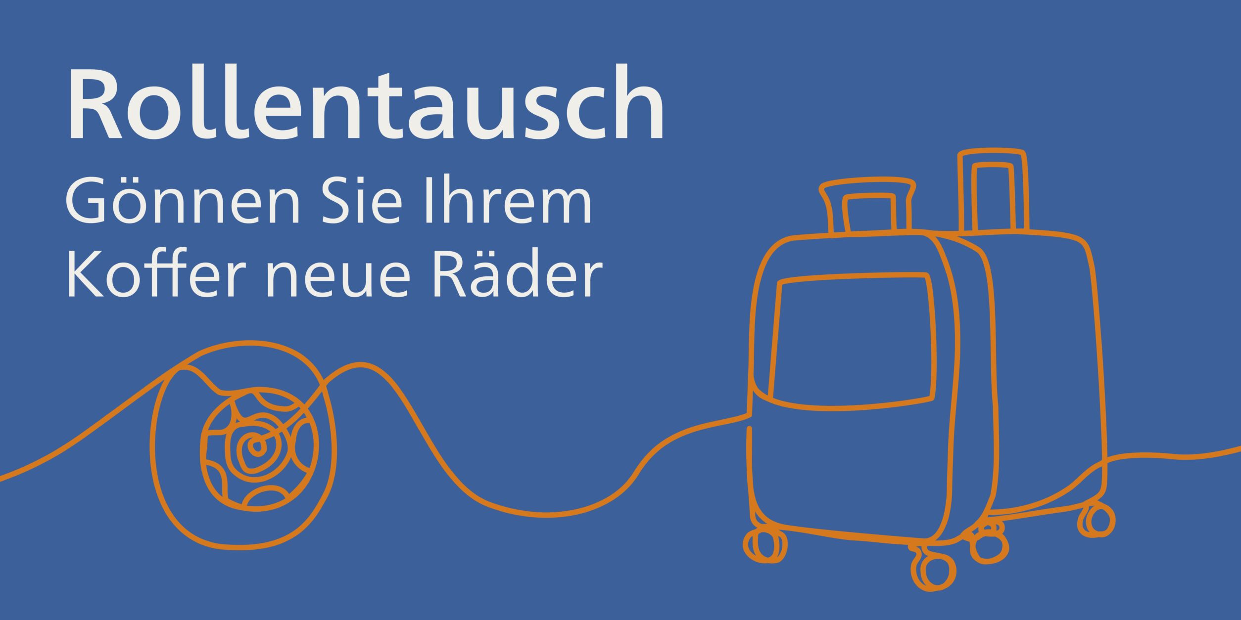 Rollentausch - Gönnen Sie Ihrem Koffer neue Räder