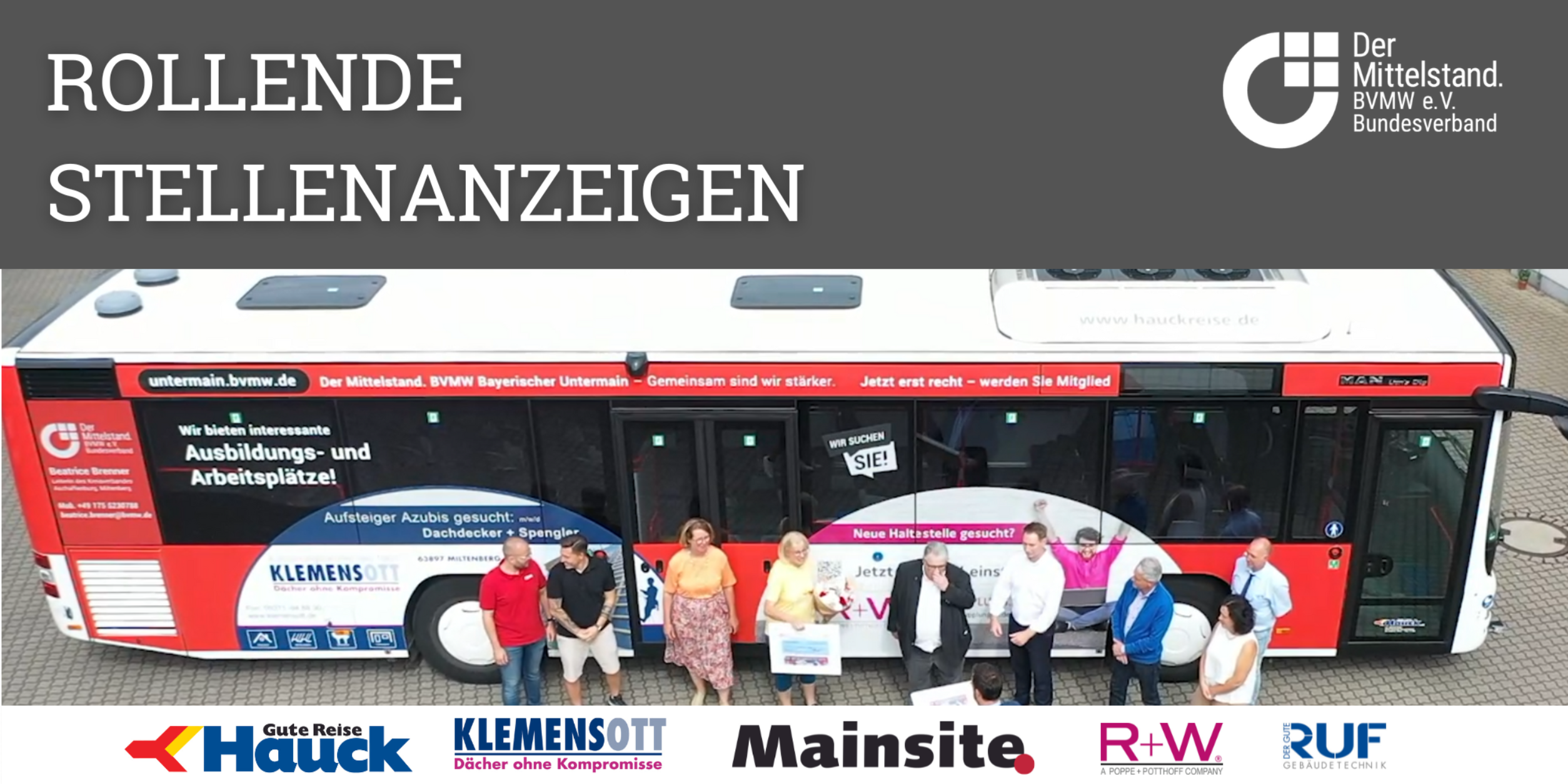 rollende Stellenanzeigen
