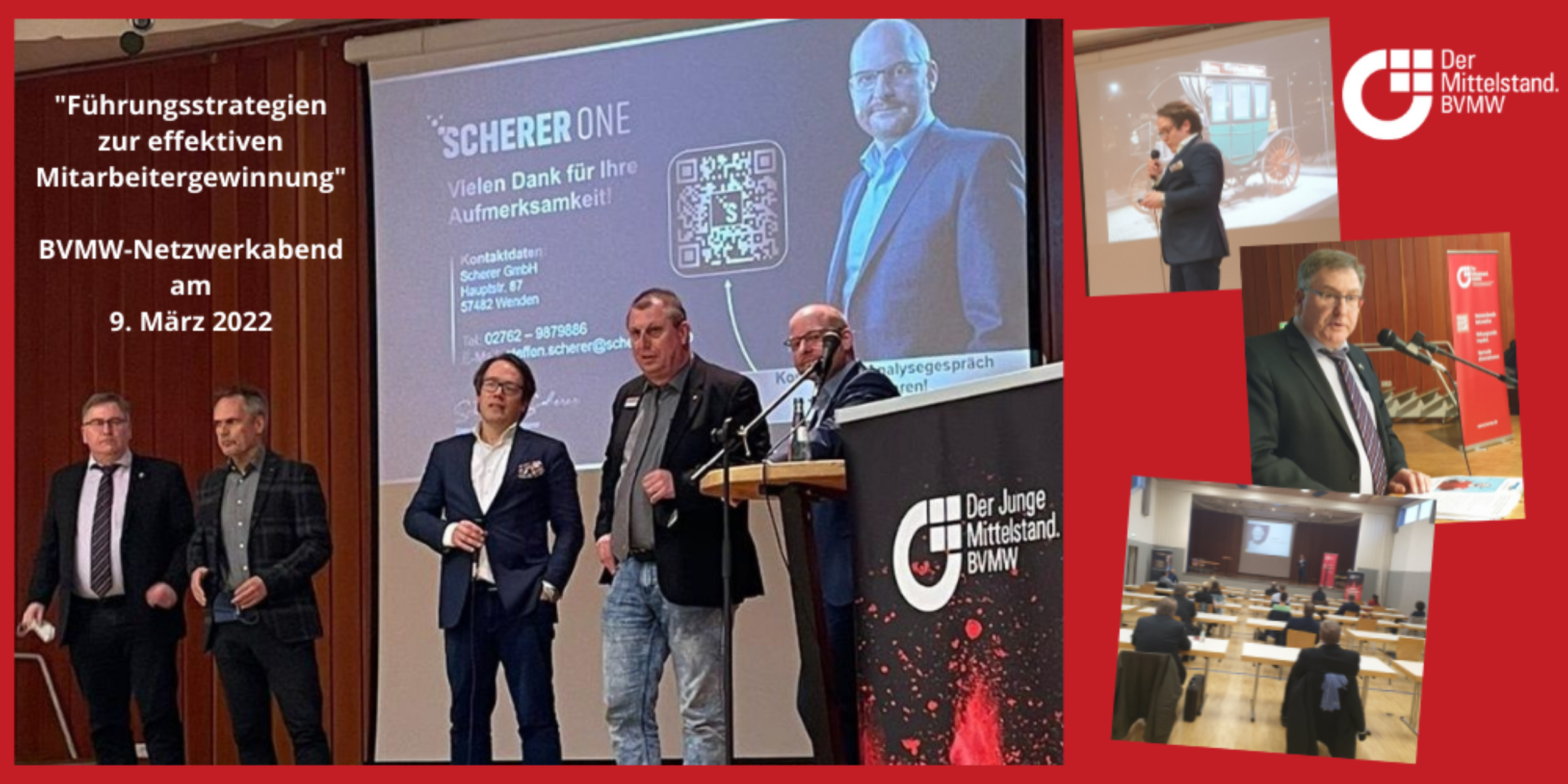 Bühne und Schnappschüsse