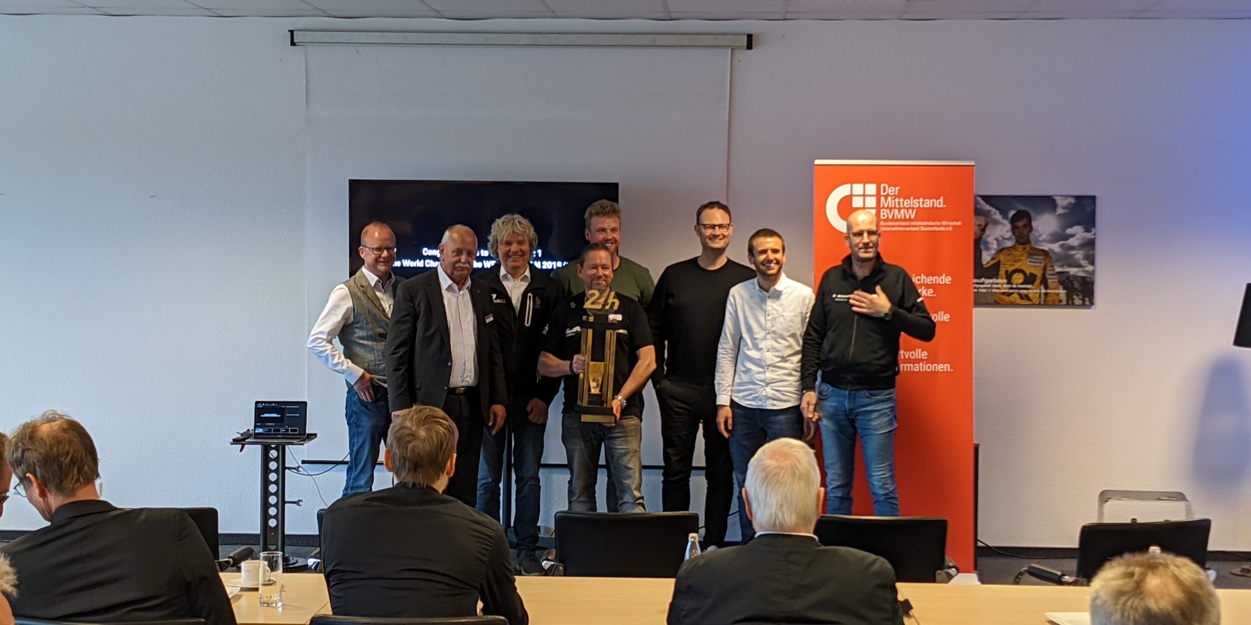 Detlef Blome mit Referenten