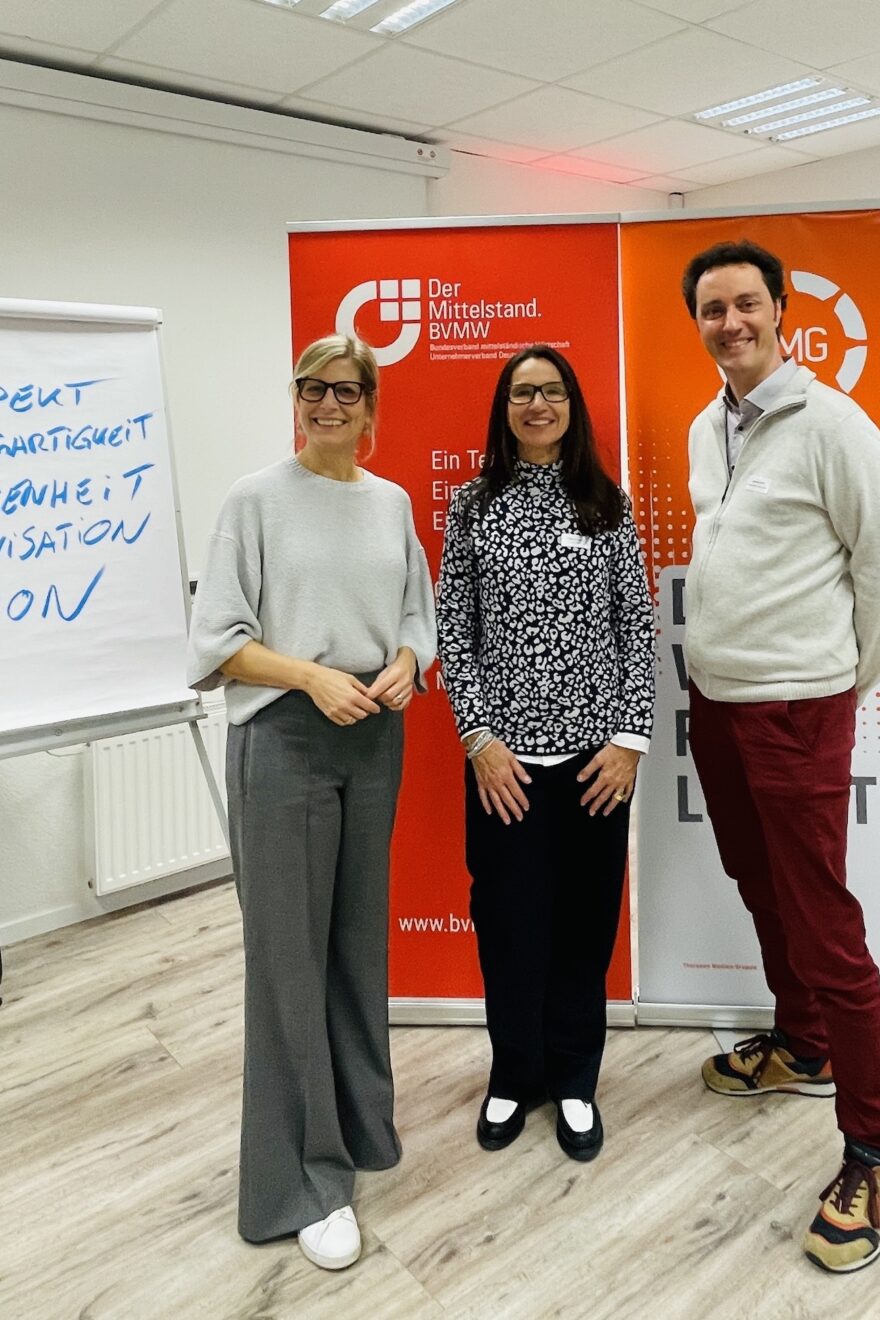 Fotos des BVMW Training mit Delia Dittrich